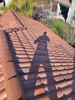 Roof damage inspection